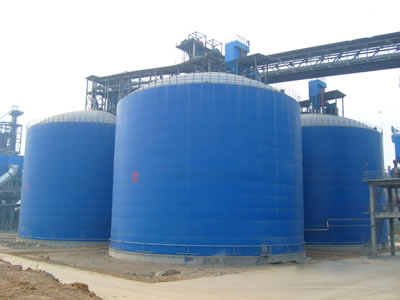 金寨水泥钢板库改造